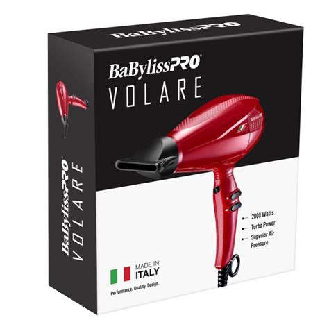 BaBylissPRO Volare V1 Hair Dryer Red BRVOL1 – Chic Beauty Depot