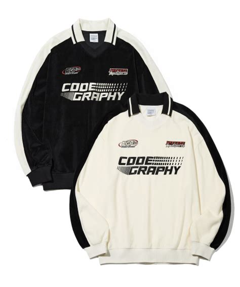 Musinsa Codegraphy Racing Velor Collar Jersey Color