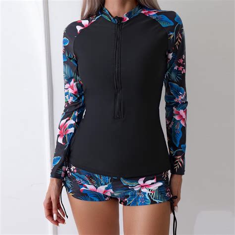 AOOCHASLIY Spring Beauty Bikini Swim Women S New Fashion Long Sleeve