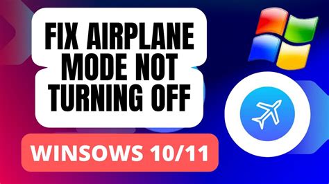 How To Fix Airplane Mode Turning Off Windows Fix Airplane Mode