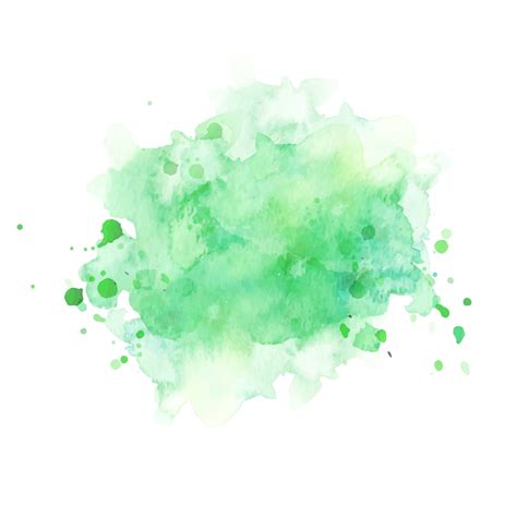 Premium Vector Green Watercolor Abstract Hand Painted Background