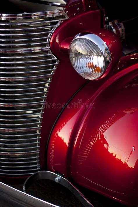 Hot Rod Headlight And Grill Stock Photo Image Of Shiny Cruising 20704790