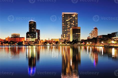 Orlando at night 8339865 Stock Photo at Vecteezy