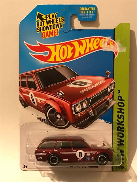 Hot Wheels 71 Datsun Bluebird 510 Wagon Super Treasure Hunt STH 2014