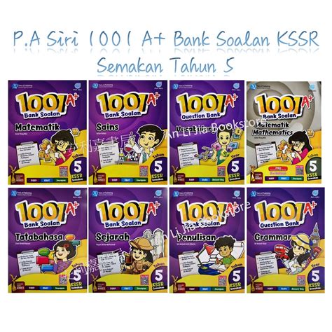 P A Siri 1001 A Bank Soalan KSSR Semakan Tahun 5 Activity Book Buku