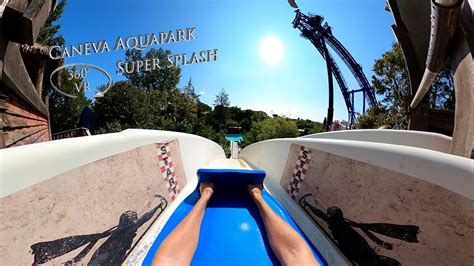 Caneva Aquapark Super Splash Left 360 VR POV Onride YouTube