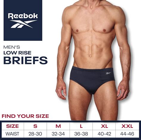 Reebok Men S Underwear Quick Dry Performance Low Rise Briefs Pack