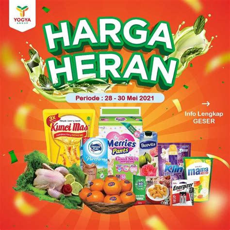 Katalog TOSERBA YOGYA WEEKEND Promo HARGA HERAN Periode 28 30 Mei 2021