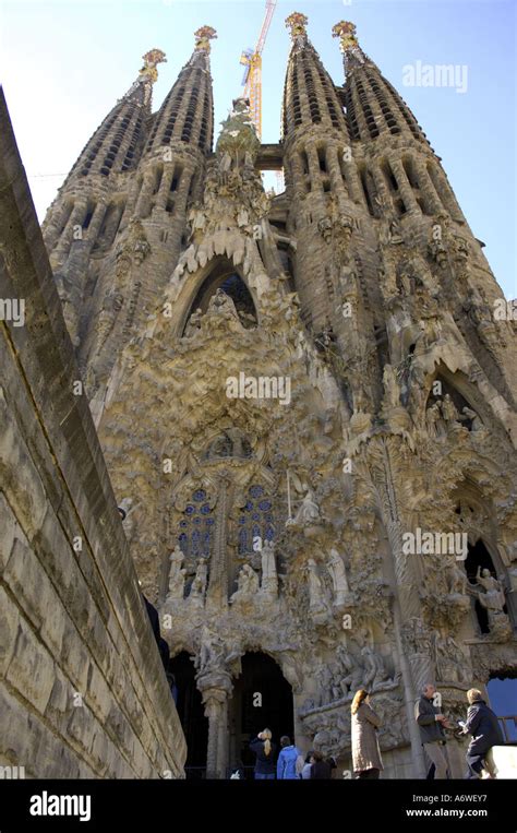 La Sagrada Familia Antoni Gaudi Barcelona Spanien Antoni Gaudi