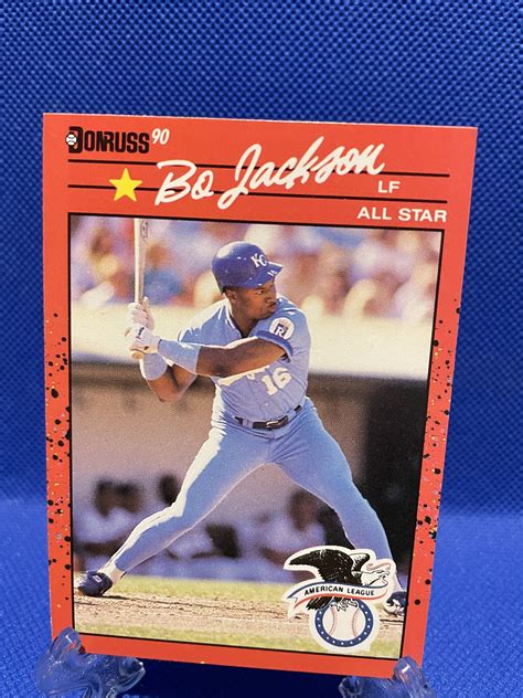 Bo Jackson Donruss Baseball Card Error Toys Hobbies