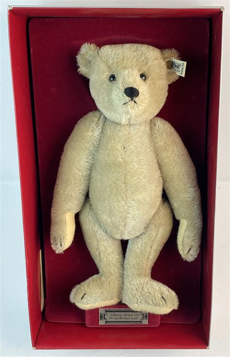 Lot 1983 Steiff Mohair Teddy Bear 1902 Richard Steiff Design Limited Edition Tag 0150 32