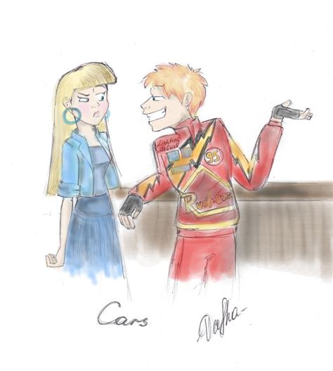 Lightning McQueen and Sally by Gigi-go on DeviantArt