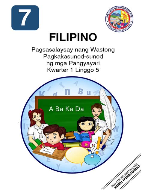 Filipino 7 Quarter 1 Week 5 Pdf