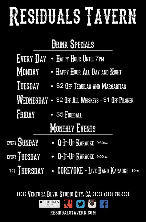 Residuals Tavern - Studio City, CA