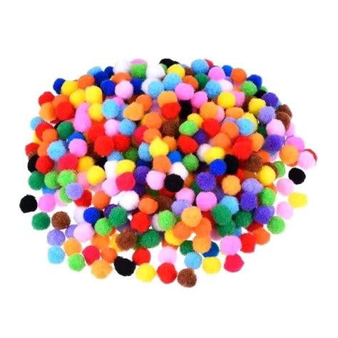 Jual Bola Pom Pom Halus Bahan Craft Kerajinan Tangan Anting Dekorasi