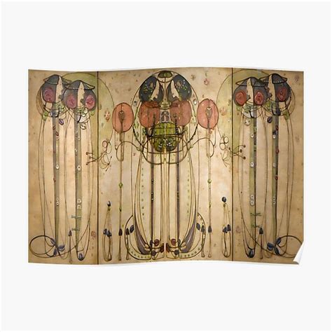 Charles Rennie Mackintosh The Wassail Poster By Artmemory Redbubble