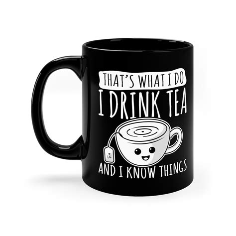 Tea Drinker Mug / Funny Tea Lover Gifts for Him & Her / Tea Coffee Cup ...