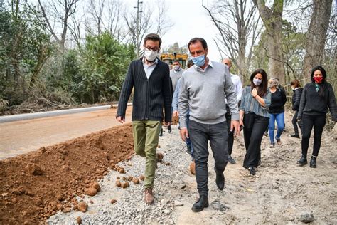 Sujarchuk Y Simone Recorrieron Las Obras De Renovaci N De La Ruta En