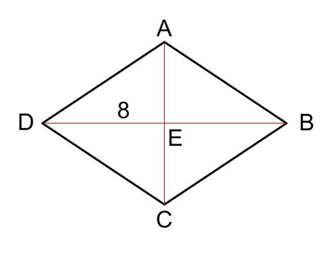 Abcd Is A Rhombus With Diagonals Intersecting At Point P Then If Angle