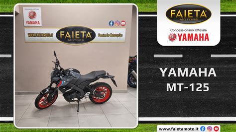 Faieta Motors Usato Yamaha MT 125 ABS Anno 2021 YouTube