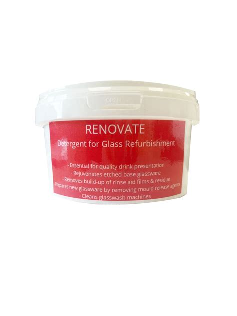 Glass Renovate Powder For Clean Glassware