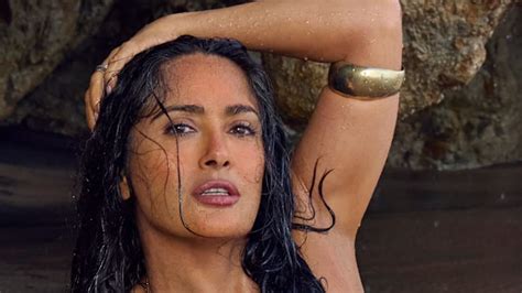 Salma Hayek Pinault Turns Heads in Fabulous Midi Dress on SI Swimsuit