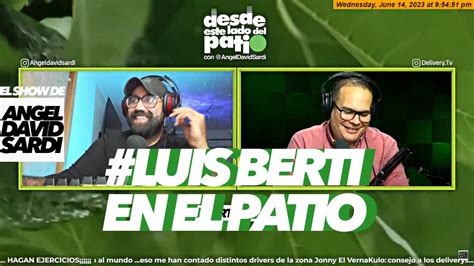 Ep Luis Berti Delivery Tv El Show De Angel David Sardi