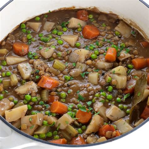 Hearty Vegan Lentil Stew Easy Vegan Meal Plan