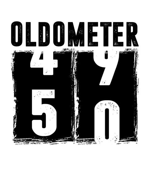 Oldometer 50 50th Birthday Digital Art By Manuel Schmucker Fine Art