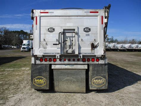 Mac Ft Frameless End Dump Trailer Tandem Axle Aluminum Air