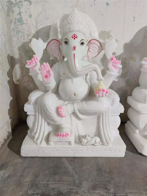 White Marble Ganpati Statue At Rs 31999 Near Ram Minder Jaipur Id