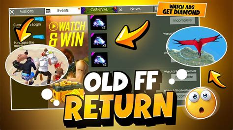 Old Free Fire Return Free Fire Ob 39 Update Ob 39 Update Free