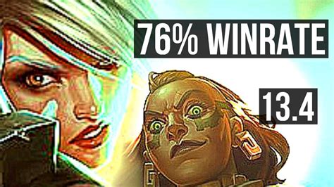 Riven Vs Illaoi Top 76 Winrate 12 1 1 Legendary Rank 15 Riven