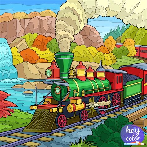 Solve Choo Choo Clickety Clack Choo Choo Jigsaw Puzzle Online With