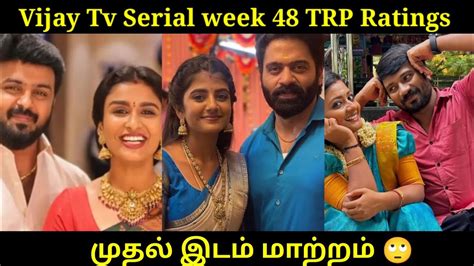 Vijay Tv All Serials Week 48 Trp Ratings All Serials Week 48 Trp