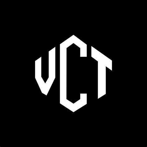 VCT letter logo design with polygon shape. VCT polygon and cube shape ...