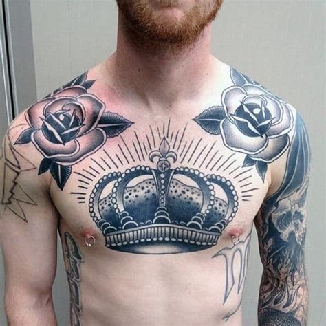 50 Collar Bone Tattoos For Men - Clavicle Design Ideas