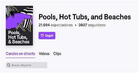 Twitch añadió la categoría Pools Hot Tubs Beaches CodigoEsports CodigoEsports