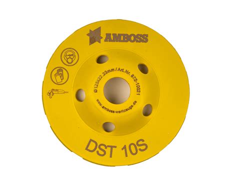 Amboss DST 10S Diamant Schleiftopf 125 X 22 2 72 10 DST 10P