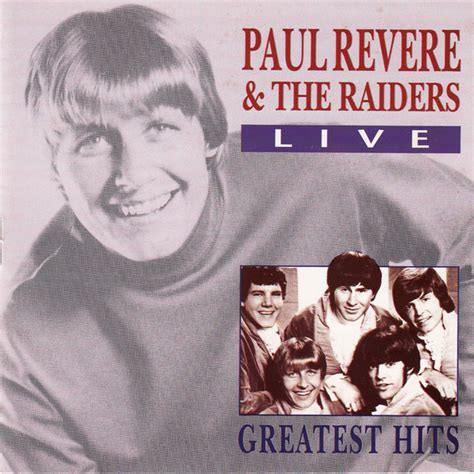 Paul Revere & The Raiders - Paul Revere & The Raiders Live Greatest Hits (1991, CD) | Discogs