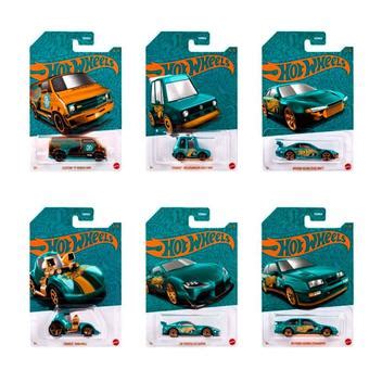Hot Wheels Aniversário 56 Anos Set 6 Miniaturas Chase Mattel Hot Wheels Carrinhos e