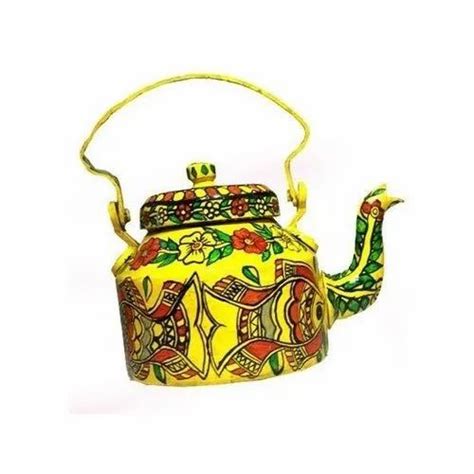 Mithilavan Yellow Hand Painted Kettle at Rs 700 piece हथ चतरत