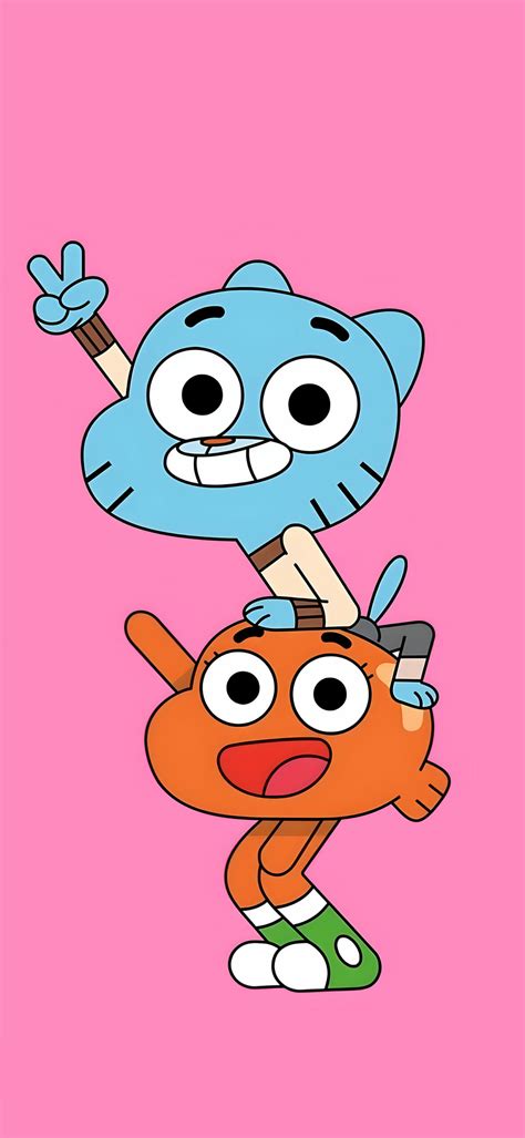 The Amazing World of Gumball Gumball & Darwin Pink Wallpapers - Wallpapers Clan