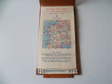 Ancienne Carte Routi Re Routes De France Plastifi E Photos Eur