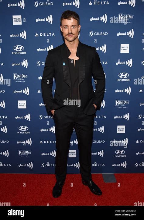 Simon Sherry Wood Attends The 30th Annual Glaad Media Awards At The New