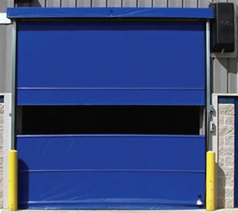 Commercial 12 X 12 Vinyl Pro Roll Up Door Using Chain Hoist