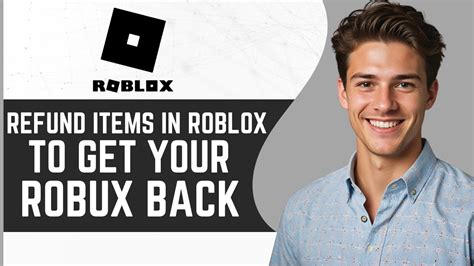 How To Refund Items In Roblox To Get Your Robux Back YouTube