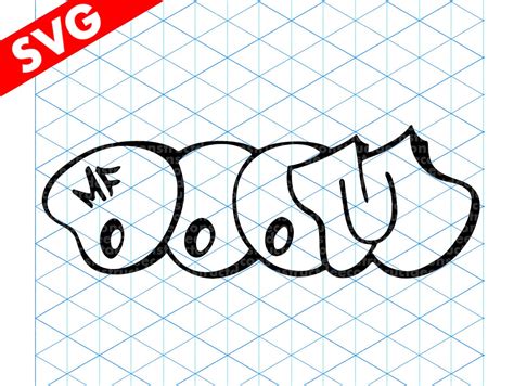 MF DOOM Logo SVG - Etsy