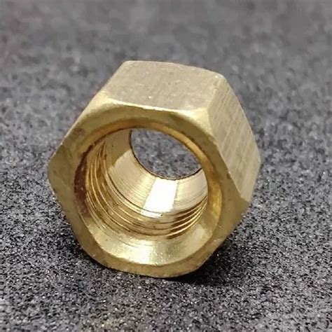 Hexagonal Mm Brass Hex Nut For Hardware Fitting Inner Diameter