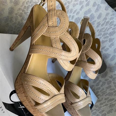 Nine West Platform Nude Heels Depop
